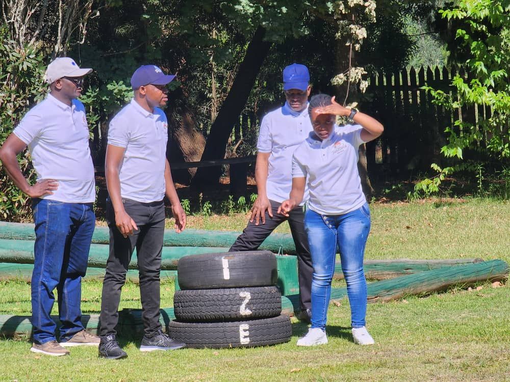Team with tyres